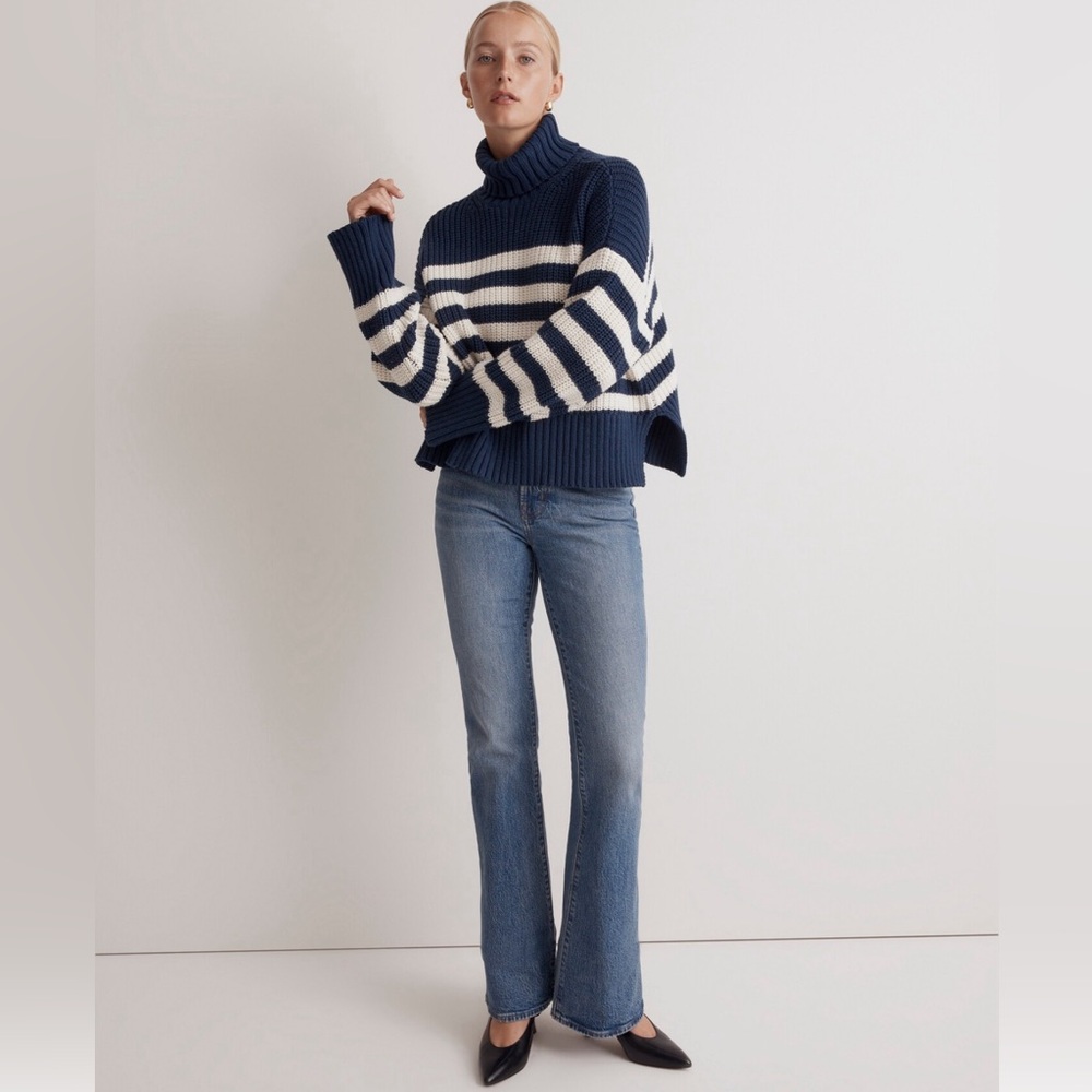 Madewell Wide Rib Turtleneck Sweater